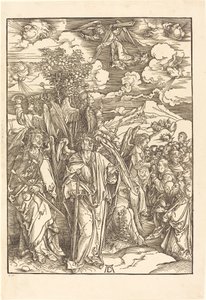 I quattro angeli che tengono i venti da Albrecht Dürer