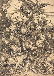 I quattro cavalieri, probabilmente c. 1496-1498 da Albrecht Dürer