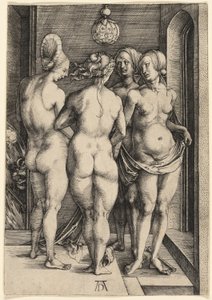 Le quattro donne nude da Albrecht Dürer