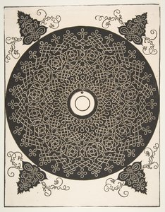 Il quarto nodo. Rondella intrecciata con un medaglione rotondo al centro, prima del 1521 da Albrecht Dürer