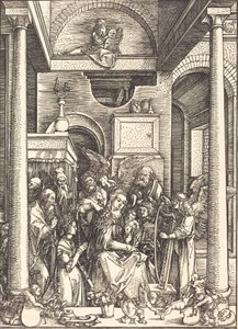 La glorificazione della Vergine, c. 1504 da Albrecht Dürer