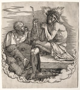 La grande passione: pagina del titolo - Cristo, uomo dei dolori da Albrecht Dürer