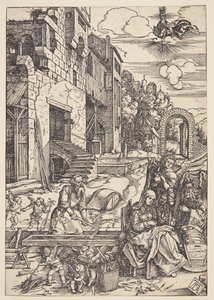 La Sacra Famiglia in Egitto da Albrecht Dürer
