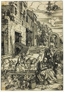 La Sacra Famiglia in Egitto, da La vita della Vergine da Albrecht Dürer