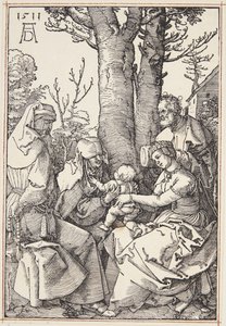 La Sacra Famiglia con Gioacchino e Sant