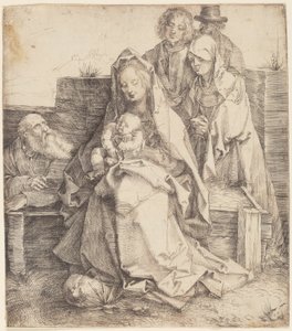 La Sacra Famiglia con San Giovanni, la Maddalena e Nicodemo
