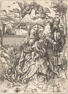 La Sacra Famiglia con le Tre Lepri da Albrecht Dürer