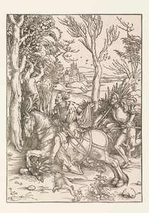 Il cavaliere e il lanzichenecco da Albrecht Dürer