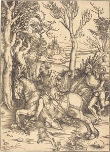 Il cavaliere a cavallo e il lanzichenecco