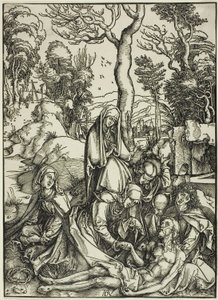 Il compianto, dalla Grande Passione da Albrecht Dürer