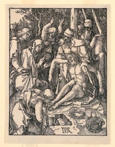 Il compianto, dalla serie La Piccola Passione da Albrecht Dürer