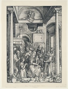 La vita della Vergine: La glorificazione della Vergine da Albrecht Dürer