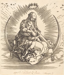La Madonna sulla mezzaluna da Albrecht Dürer
