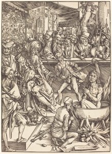 Il martirio di San Giovanni Evangelista da Albrecht Dürer