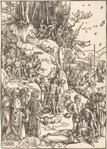 Il martirio dei diecimila da Albrecht Dürer