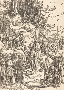 Il Martirio dei Diecimila, c. 1496-1497 da Albrecht Dürer