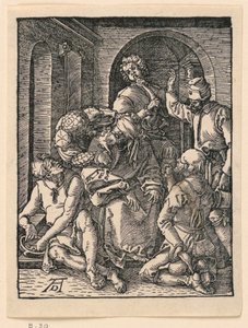 La derisione di Cristo, dalla serie La Piccola Passione da Albrecht Dürer
