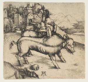 Il maiale mostruoso di Landser da Albrecht Dürer