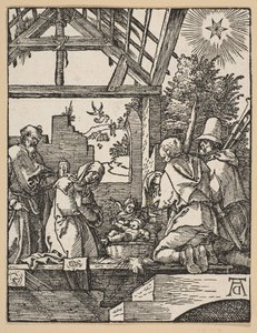 La Natività, da La Piccola Passione da Albrecht Dürer