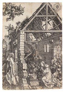 La Natività di Cristo, dalla serie La Vita della Vergine da Albrecht Dürer