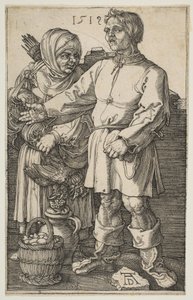 La coppia di contadini al mercato, 1519