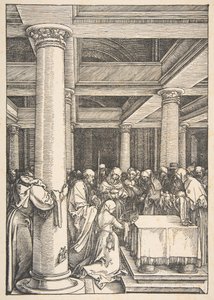 La presentazione al tempio, da La vita della Vergine da Albrecht Dürer