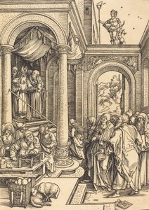 La presentazione della Vergine al Tempio, c. 1502-1503 da Albrecht Dürer