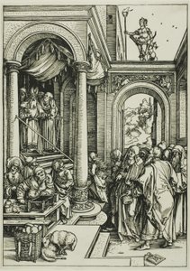 La presentazione della Vergine al Tempio, dalla Vita della Vergine da Albrecht Dürer