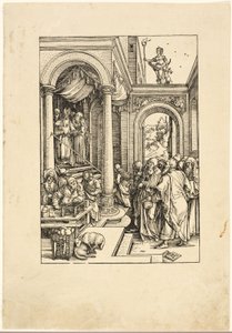 La presentazione della Vergine al Tempio, dalla Vita della Vergine da Albrecht Dürer