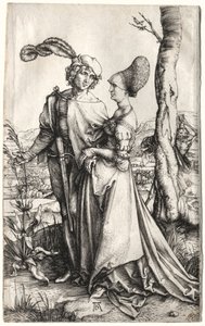 La passeggiata, c. 1497 da Albrecht Dürer