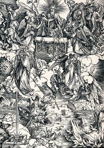 Le sette trombe sono date agli angeli, 1498, 1906 da Albrecht Dürer