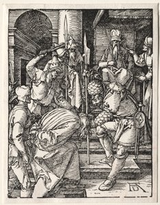 La Piccola Passione: Cristo davanti ad Anna, 1509-1511 da Albrecht Dürer