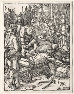 La Piccola Passione: Cristo Inchiodato alla Croce, 1509-1511 da Albrecht Dürer