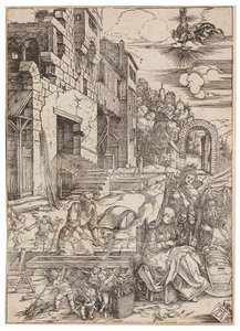 Il soggiorno della Sacra Famiglia in Egitto, dalla Vita della Vergine, c. 1504 da Albrecht Dürer