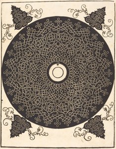 Il terzo nodo (con un cerchio nero su un medaglione bianco) da Albrecht Dürer