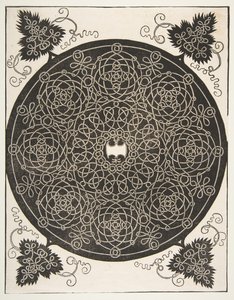 Il Terzo Nodo. Rotonda Intrecciata con Otto Ghirlande e uno Scudo Scalloped da Albrecht Dürer
