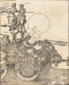 Il carro trionfale di Massimiliano I (Il grande carro trionfale) [tavola 2 di 8]