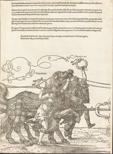 Il carro trionfale di Massimiliano I (Il grande carro trionfale) [tavola 5 di 8]