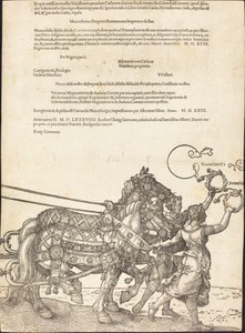 Il carro trionfale di Massimiliano I (Il grande carro trionfale) [tavola 8 di 8]