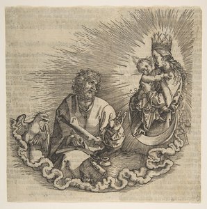 La Vergine appare a San Giovanni, Frontespizio dell