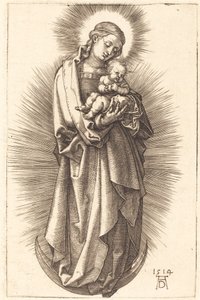 La Vergine e il Bambino su una Mezzaluna con un Diadema da Albrecht Dürer