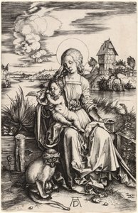 La Vergine e il Bambino con la scimmia da Albrecht Dürer