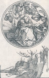 La Vergine incoronata da due angeli, c1515 1906 da Albrecht Dürer