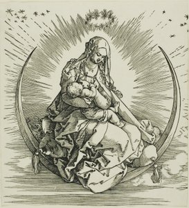 La Vergine sulla mezzaluna, da La vita della Vergine da Albrecht Dürer