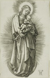La Vergine sulla Mezzaluna con un Diadema da Albrecht Dürer