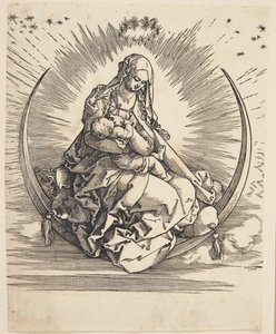 La Vergine sulla mezzaluna da Albrecht Dürer
