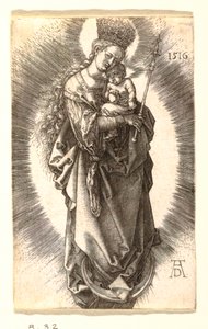 La Vergine con la Corona di Stelle da Albrecht Dürer