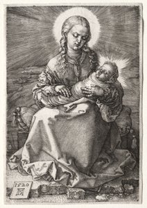 La Vergine con il bambino fasciato da Albrecht Dürer