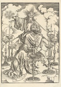 La visione dei sette candelabri da Albrecht Dürer