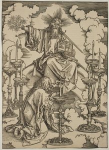La visione dei sette candelabri da Albrecht Dürer